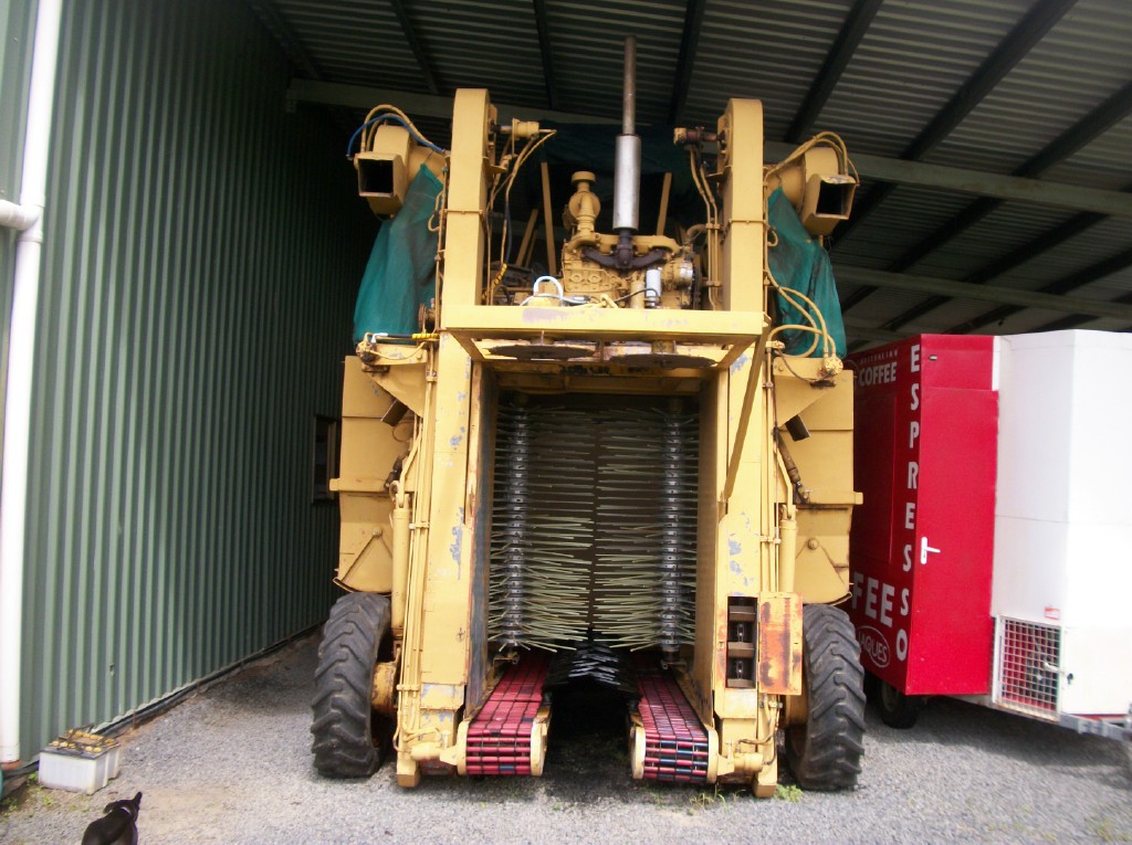 Coffee harvester, Mareeba, 2012