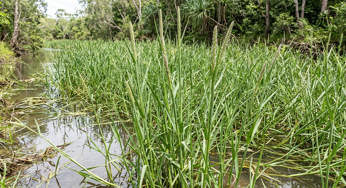 Hymenachne (Hymenachne amplexicaulis) - identification photo