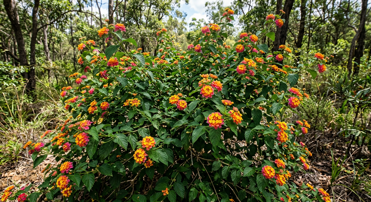 Lantana (Lantana camara) - identification photo
