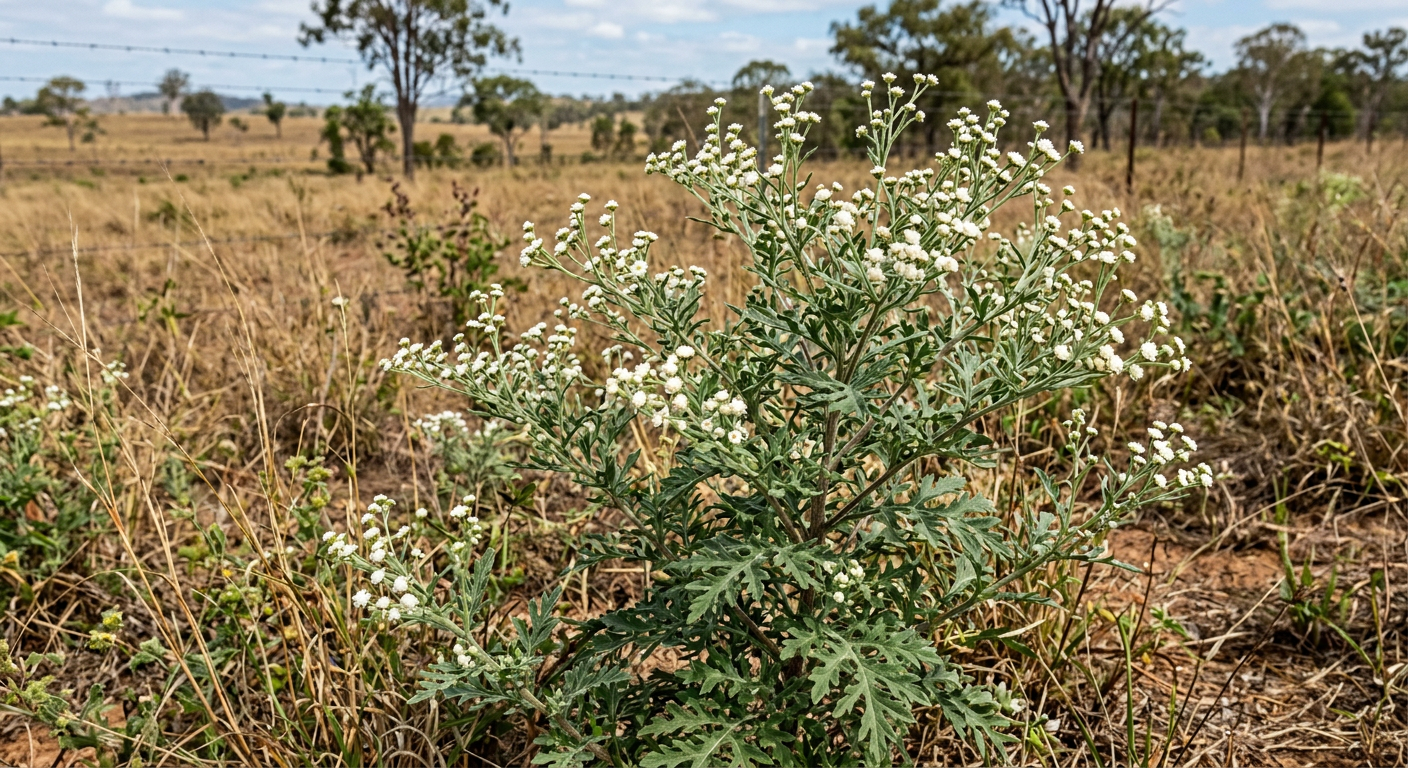 Parthenium (Parthenium hysterophorus) - identification photo
